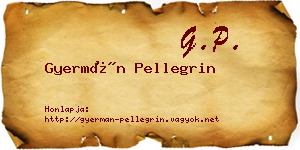 Gyermán Pellegrin névjegykártya
